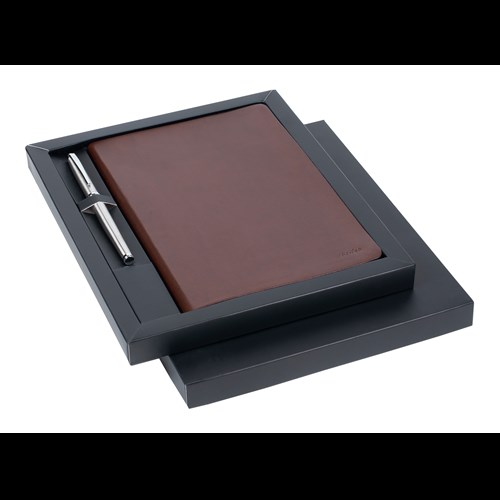  SD100-2 Premium Defter A5 Sundance Kahverengi & 800 Roller Titanyum Krom