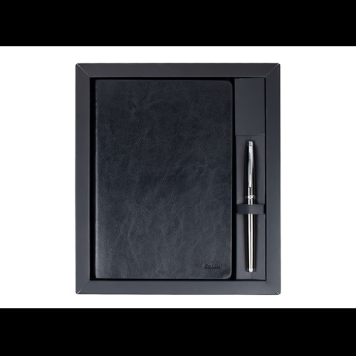  SD100-1 Premium Defter A5 Sundance Siyah & 800 Roller Titanyum Krom