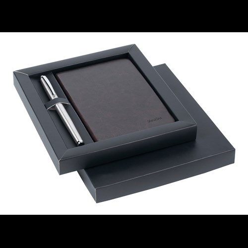 SD200-2 Premium Defter A6 Teramo Kahverengi & 800 Roller Titanyum Krom