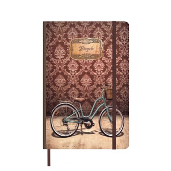  Retro Defter Çizgili B5 Bicycle