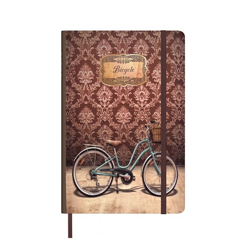  Retro Defter Çizgili B5 Bicycle