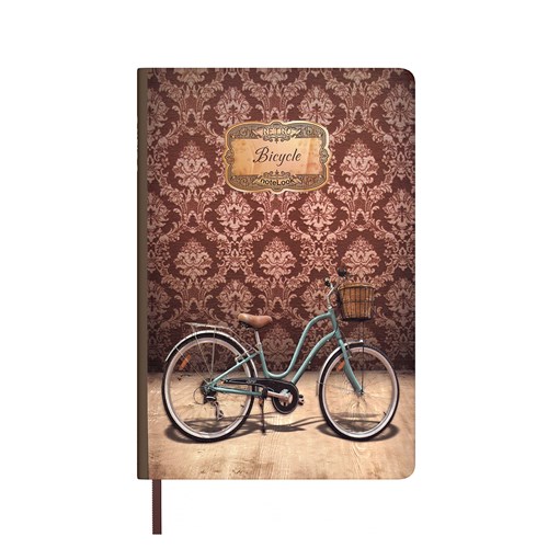  Retro Defter Çizgili B5 Bicycle