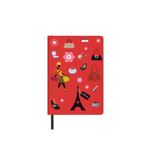  Paris Defter Çizgili A6 Alışveriş