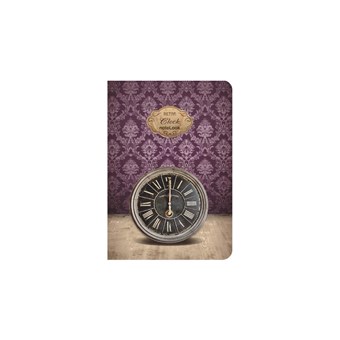 Retro Clock Multi Defter A6