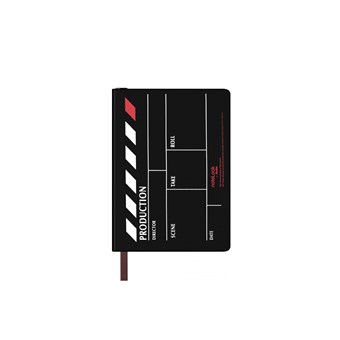  Production Defter Yatay Çizgili A7 Siyah