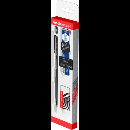 Track 3'lü Set Mekanik Kurşun Kalem 0.7 mm Gri