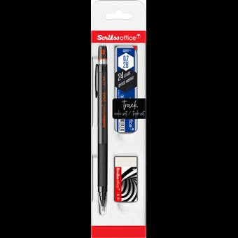 Track 3'lü Set Mekanik Kurşun Kalem 0.7 mm Turuncu