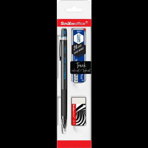 Track 3'lü Set Mekanik Kurşun Kalem 0.7 mm Mavi