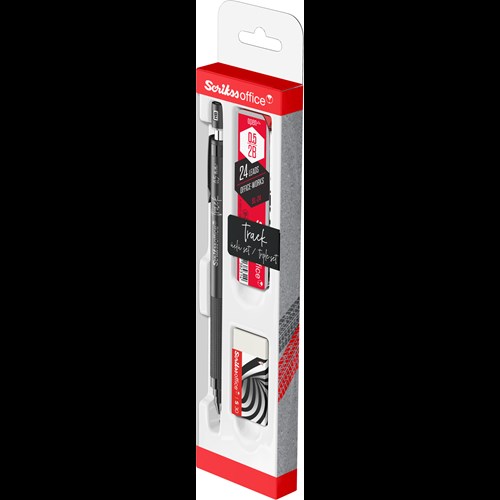 Track 3'lü Set Mekanik Kurşun Kalem 0.5 mm Gri