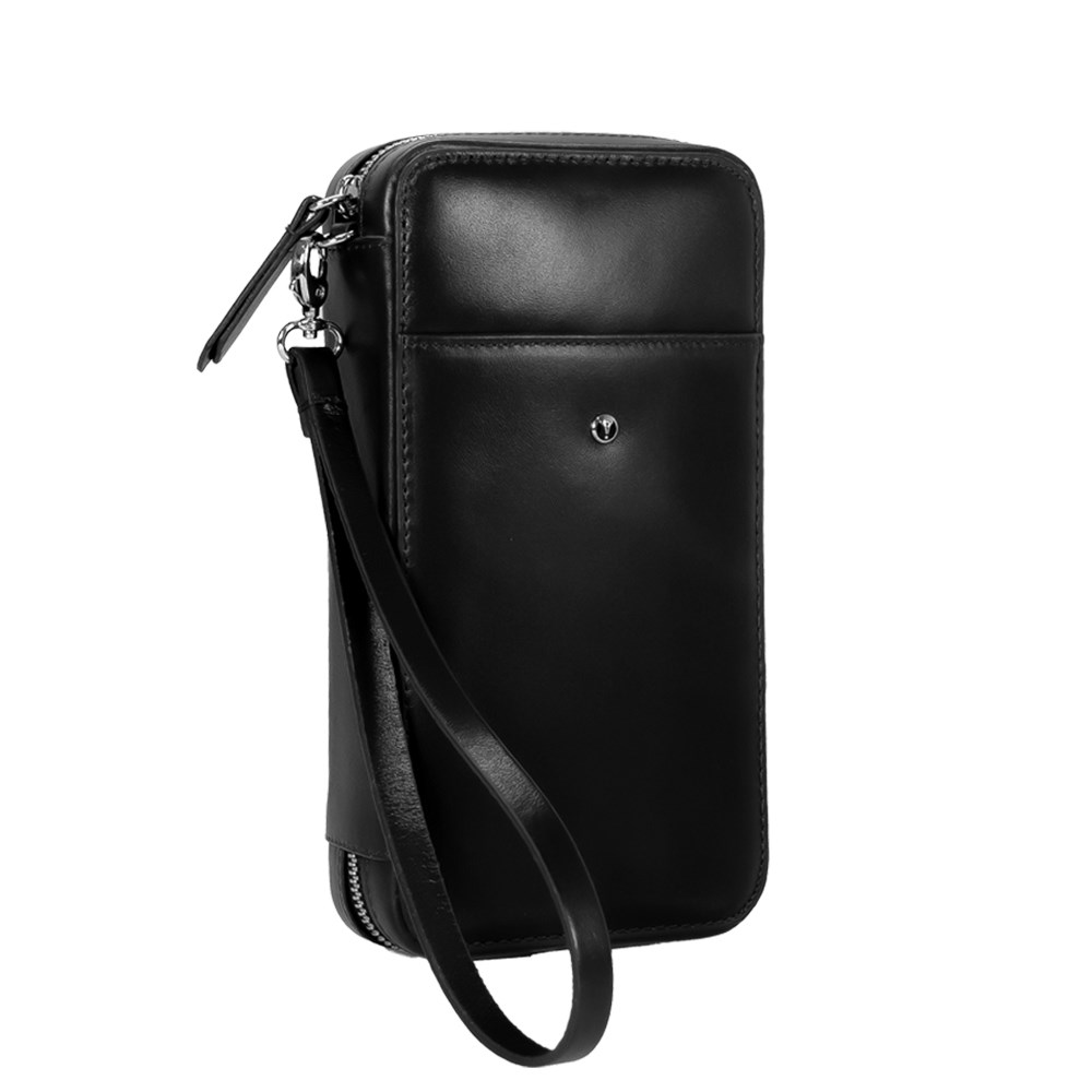 DR 2010-1 Hakiki Deri El Çantasi Siyah Ürün görseli