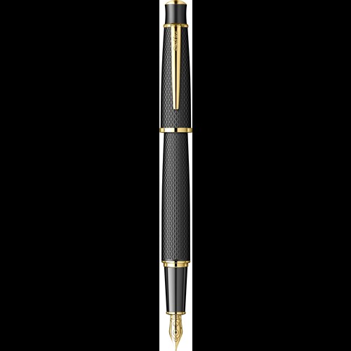 620 Dolma Kalem Mat Siyah Altın