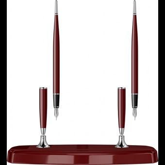İkili Masa Takımı 17 Dolma Kalem & Dolma Kalem Bordo