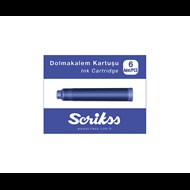  Dolma Kalem Kartuş 6'lı Paket Mavi Ürün görseli