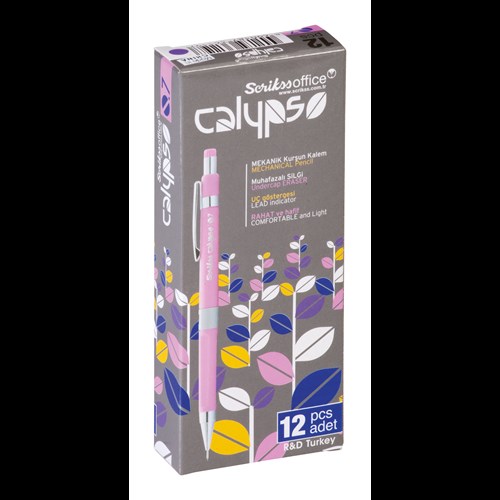 Calypso Color Mekanik Kurşun Kalem 0.7 mm Pembe 12'li Kutu