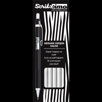  Simo Mekanik Kurşun Kalem 0.5 mm 12'li Kutu Beyaz
