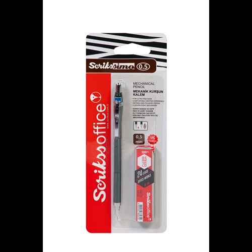 Simo Color Mekanik Kurşun Kalem Yeşil - Min 0.5 mm 2'li Blister