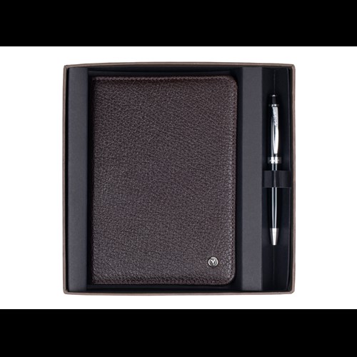 DR2110-2 Hakiki Deri Toscana Jotter (Notluk) Kahve