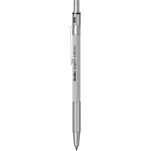  Graph-X Mekanik Kurşun Kalem 2.0 mm Saten Gri
