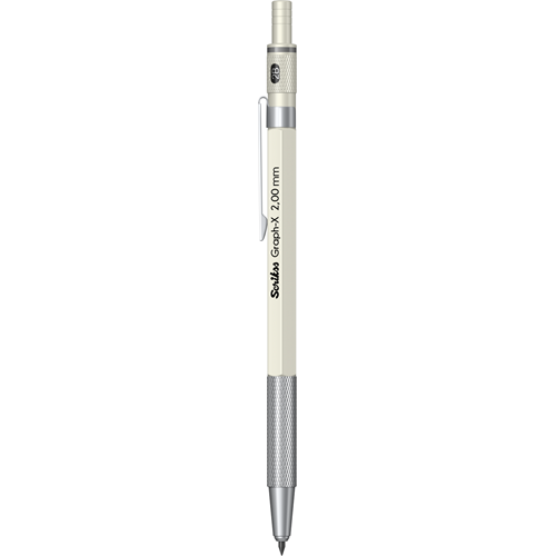  Graph-X Mekanik Kurşun Kalem 2.0 mm Mat Beyaz