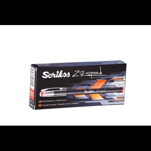 Speed Jel Tükenmez Kalem 0.7 mm Kırmızı 12'li Kutu