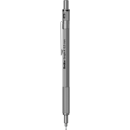  Graph-X Mekanik Kurşun Kalem 0.5 mm Kurşun Gri
