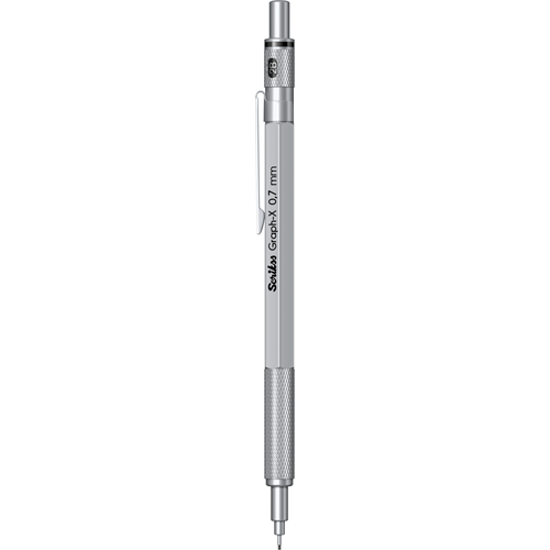  Graph-X Mekanik Kurşun Kalem 0.7 mm Saten Gri