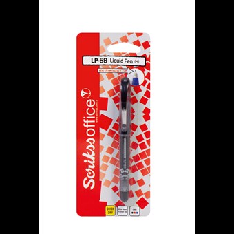 LP68 Likid Kalem 0.7 mm Siyah Tekli Blister