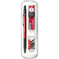  Graph-X 3'lü Set Mekanik Kurşun Kalem 0.5 mm Kırmızı Ürün görseli