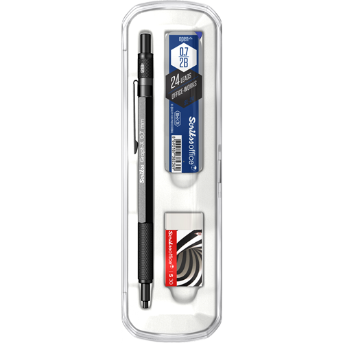  Graph-X 3'lü Set Mekanik Kurşun Kalem 0.7 mm Antrasit