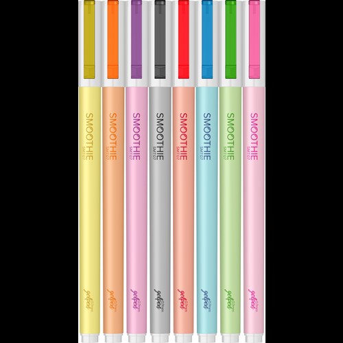  Smoothie Jel Kalem 0.7 mm 8'li Blister Karışık Renk