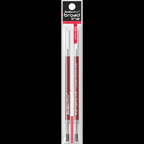  Broadline Scrikss Jel Refil Kırmızı 2'li Blister