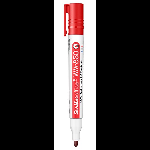 WM850 Doldurulabilir Whiteboard Markör Kırmızı