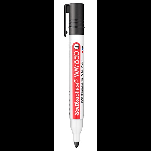 WM850 Doldurulabilir Whiteboard Markör Siyah