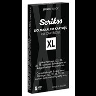  Dolma Kalem Kartuş XL 6'lı Paket Siyah Ürün görseli