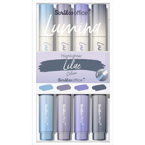 Lumina Fosforlu Kalem Lilac 4'lü Set