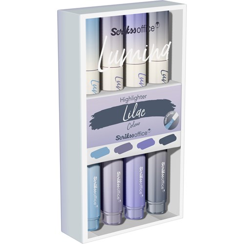 Lumina Fosforlu Kalem Lilac 4'lü Set