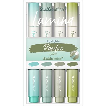 Lumina Fosforlu Kalem Pacific 4'lü Set