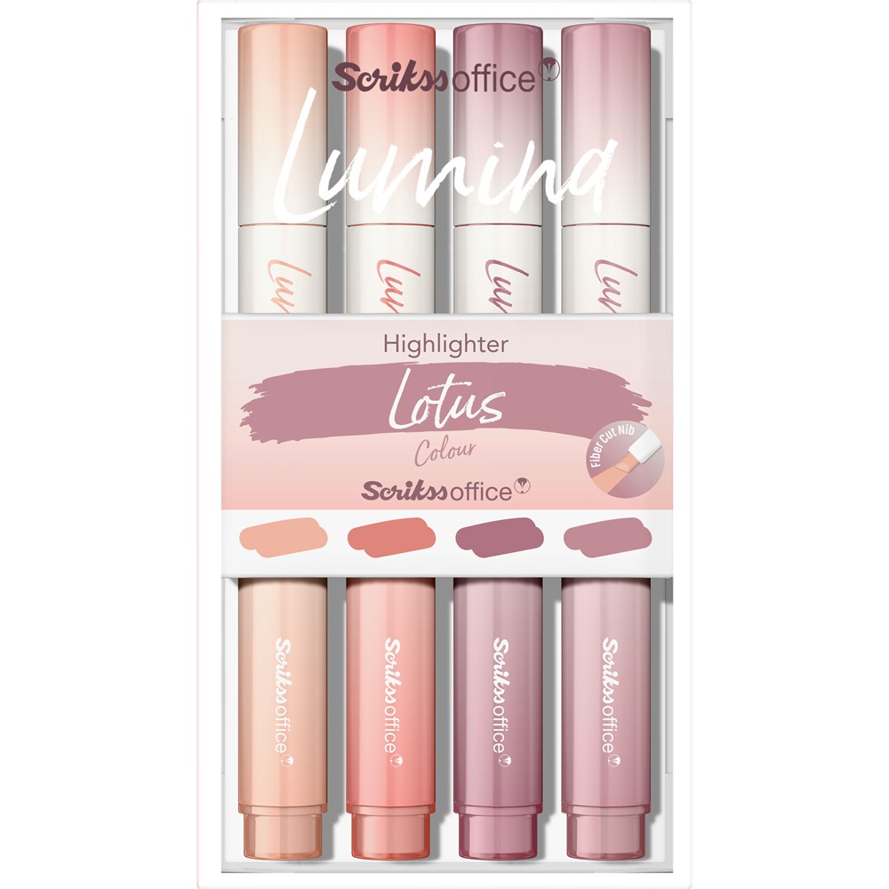 Lumina Fosforlu Kalem Lotus 4'lü Set Ürün görseli