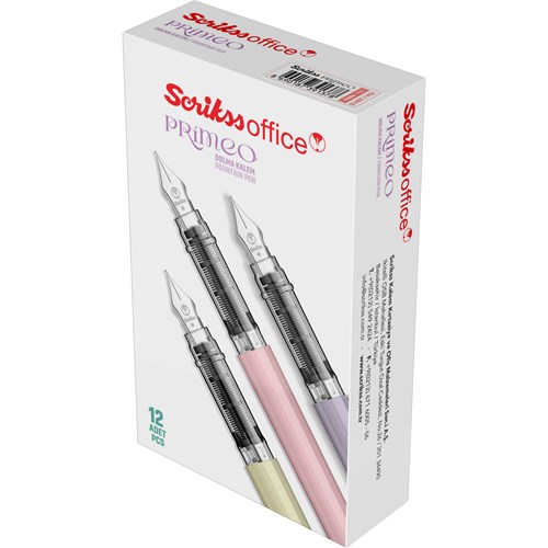 Primeo Dolma Kalem M Uç Pembe 12'li Kutu